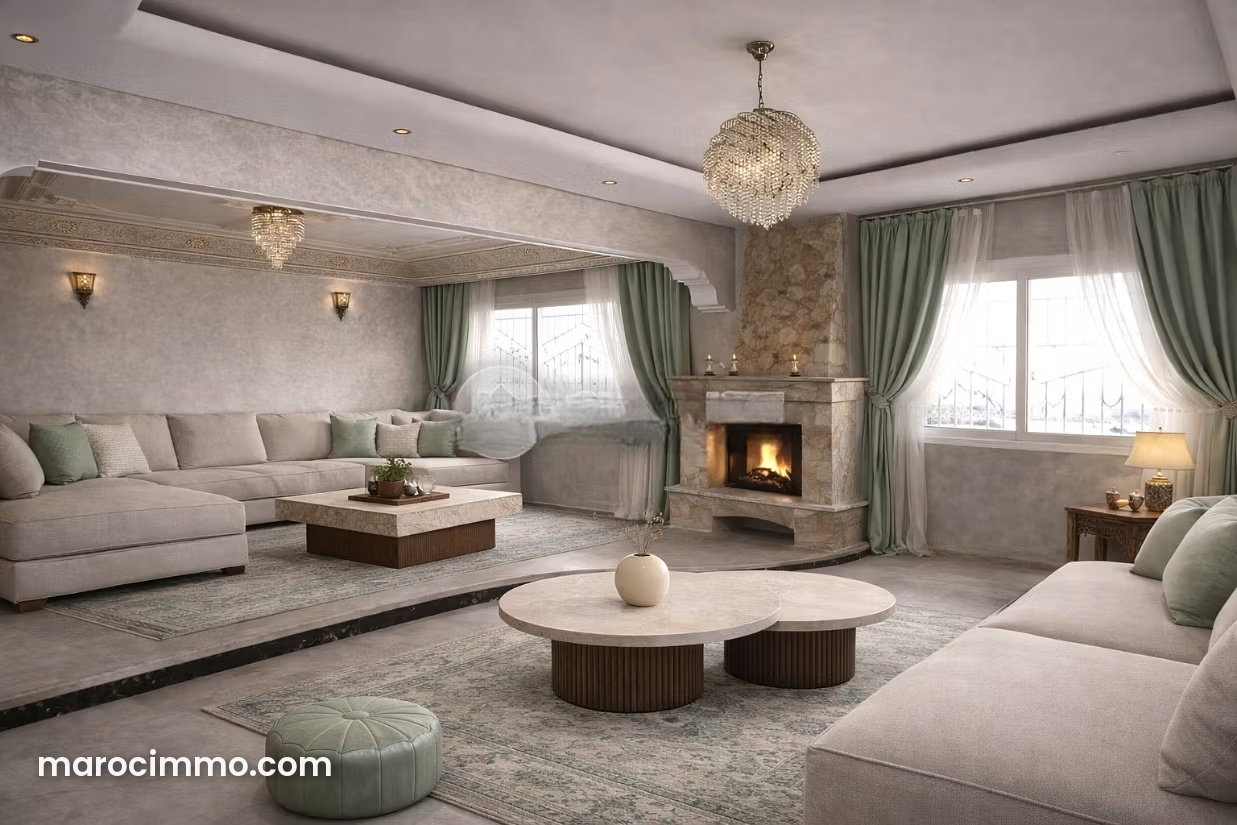 Villa 470 m² avec jardin à Harhoura, Temara, proche océan — Temara