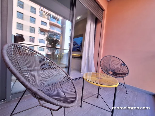 Superbe appartement à louer à Guéliz. 3 pièces. Bien meublé — 2