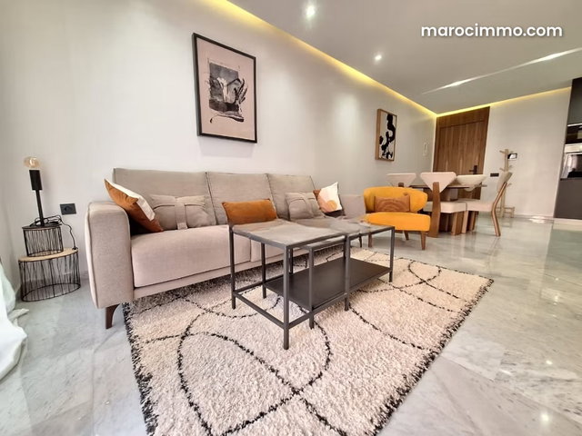 Superbe appartement à louer à Guéliz. 3 pièces. Bien meublé — 3