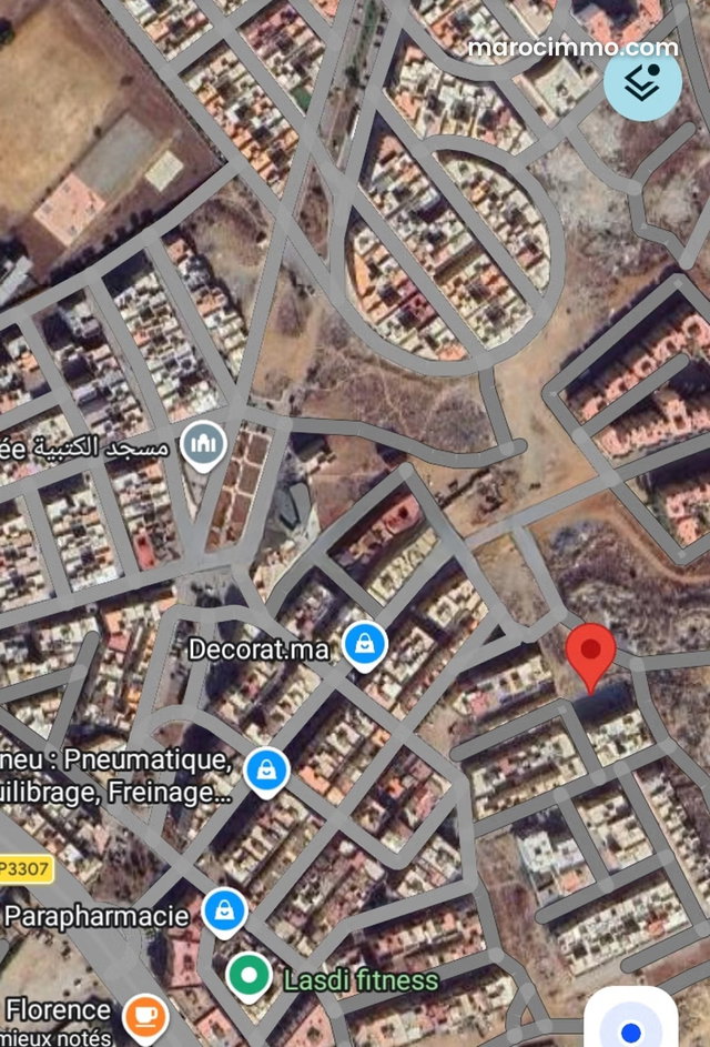 Hmiza terrain à Al Aalia. Surface de 920 m² — 3