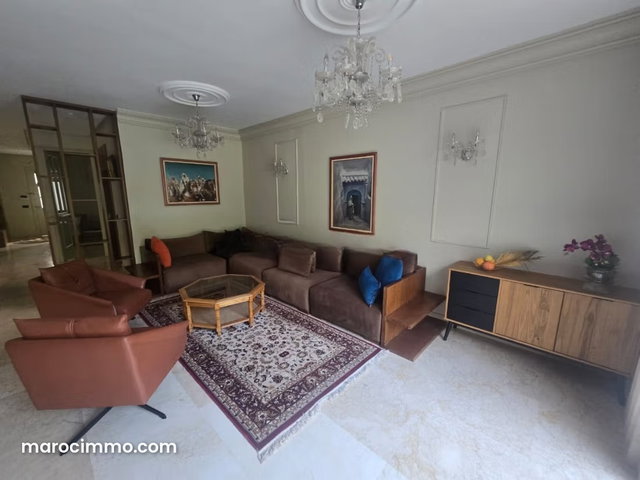A louer villa 450m2 meublée Ville Verte Bouskoura — 3