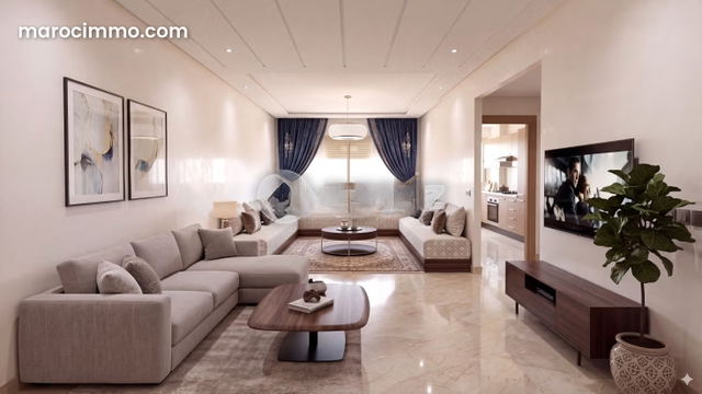 91 m² 2 Bedroom Apartment for Sale in Aïn Sebaâ Casablanca — Casablanca