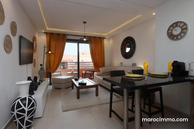 À vendre Appartement moderne meublé – Gueliz — 2