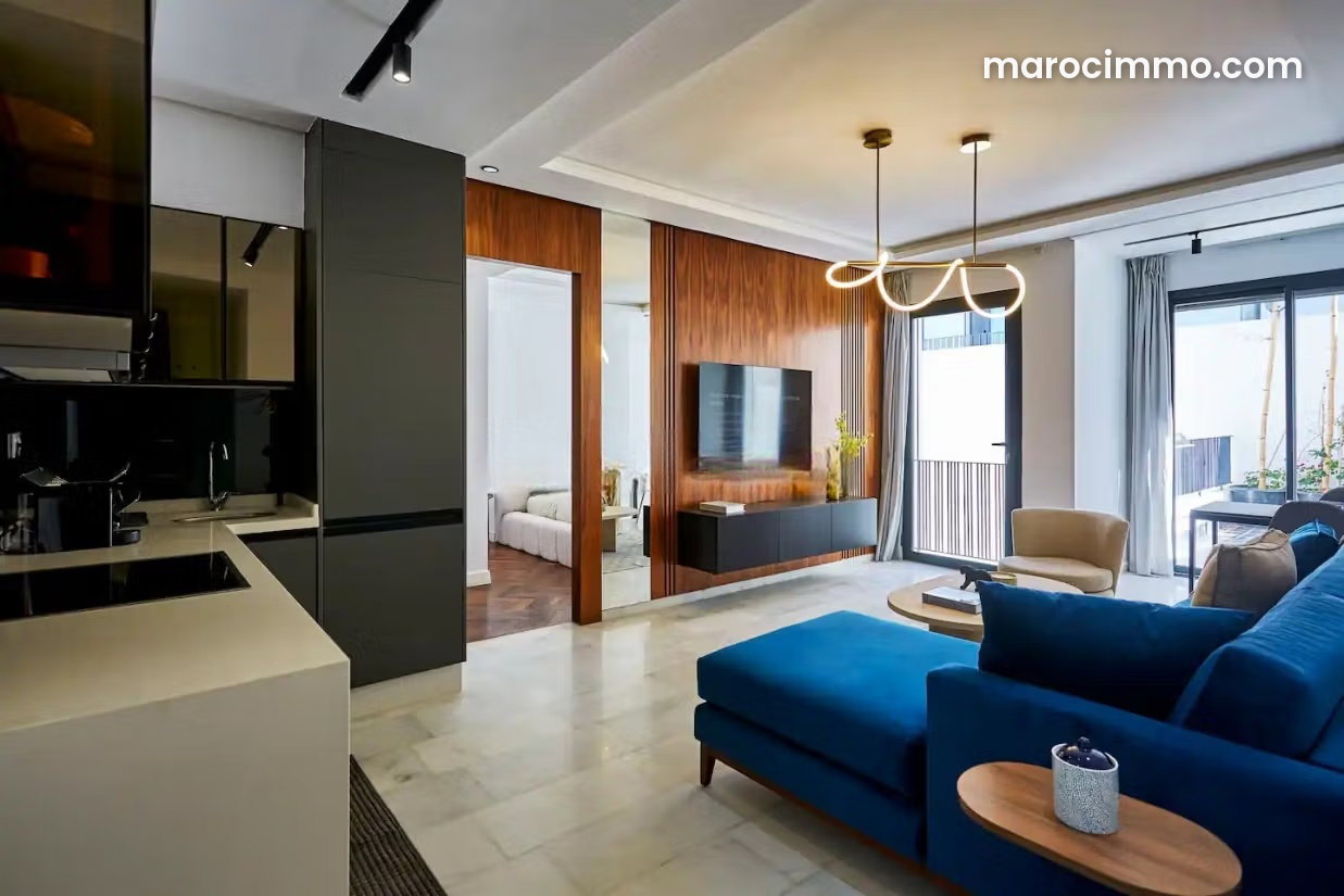Studio meublé avec terrasse à louer Ferme Bretonne Casablanca — Casablanca