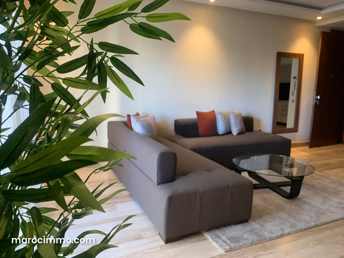 Appartement meublé 60 m², terrasse et garage, Bourgogne Casablanca — Casablanca