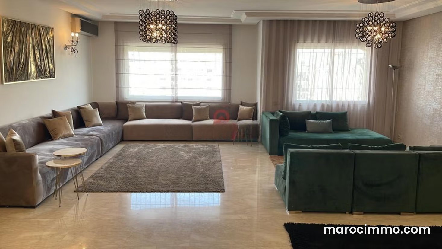 146 sqm Apartment, 3 Bedrooms for Rent in C.I.L, Casablanca — Casablanca