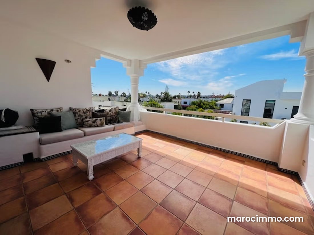 Furnished 200 sqm apartment with terrace, Gauthier, Casablanca — Casablanca