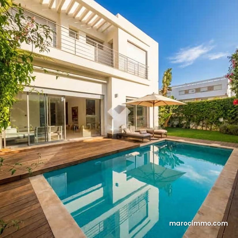 Brand-New 405 sqm Villa, 4 Bedrooms, Dar Bouazza, Views and Natural Light — Dar Bouazza