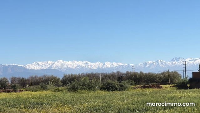 Exceptional Land Plot with Atlas View — Marrakesh
