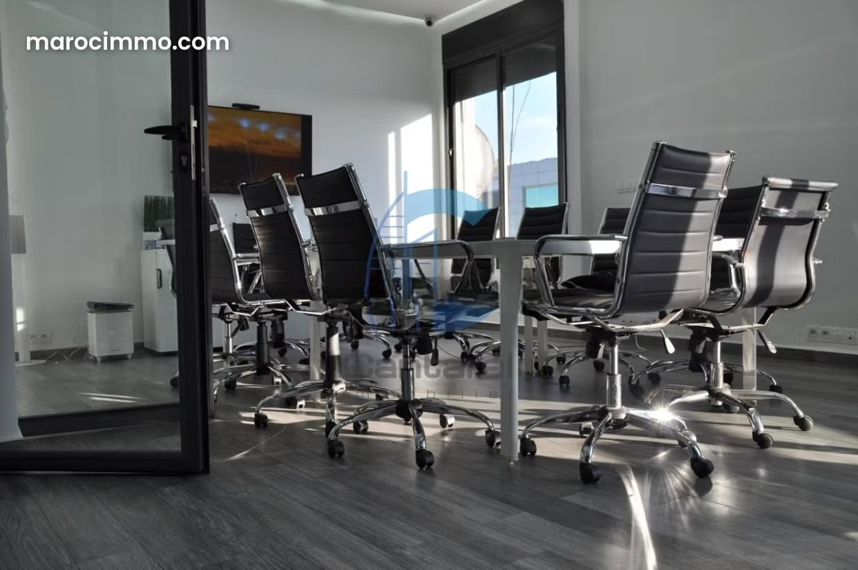 مكتب جاهز للكراء في قلب Casablanca Finance City — الدار البيضاء