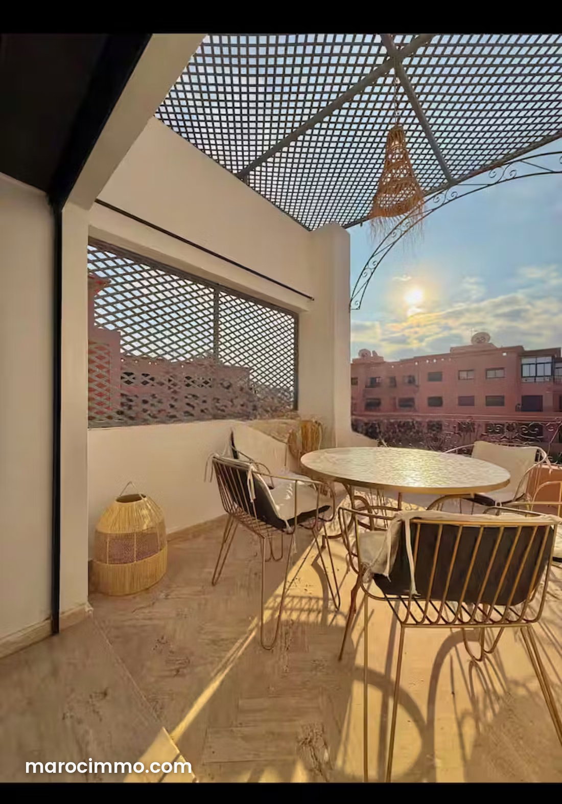 Appartement meublé avec piscine à louer à l'Hivernage Marrakech — Marrakech