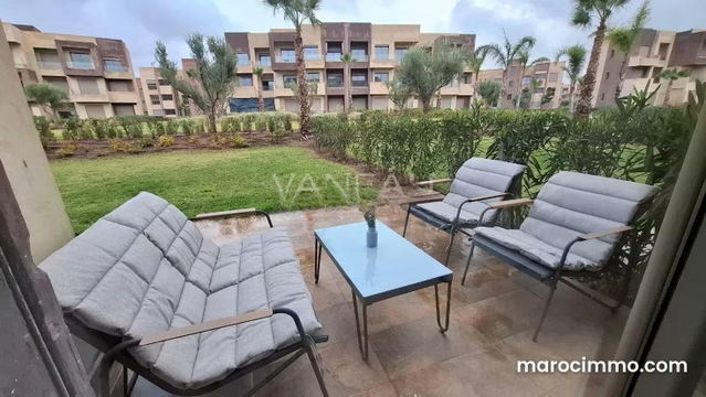 Superbe appartement 2 chambres avec jardin privatif de 100m² en — Marrakech
