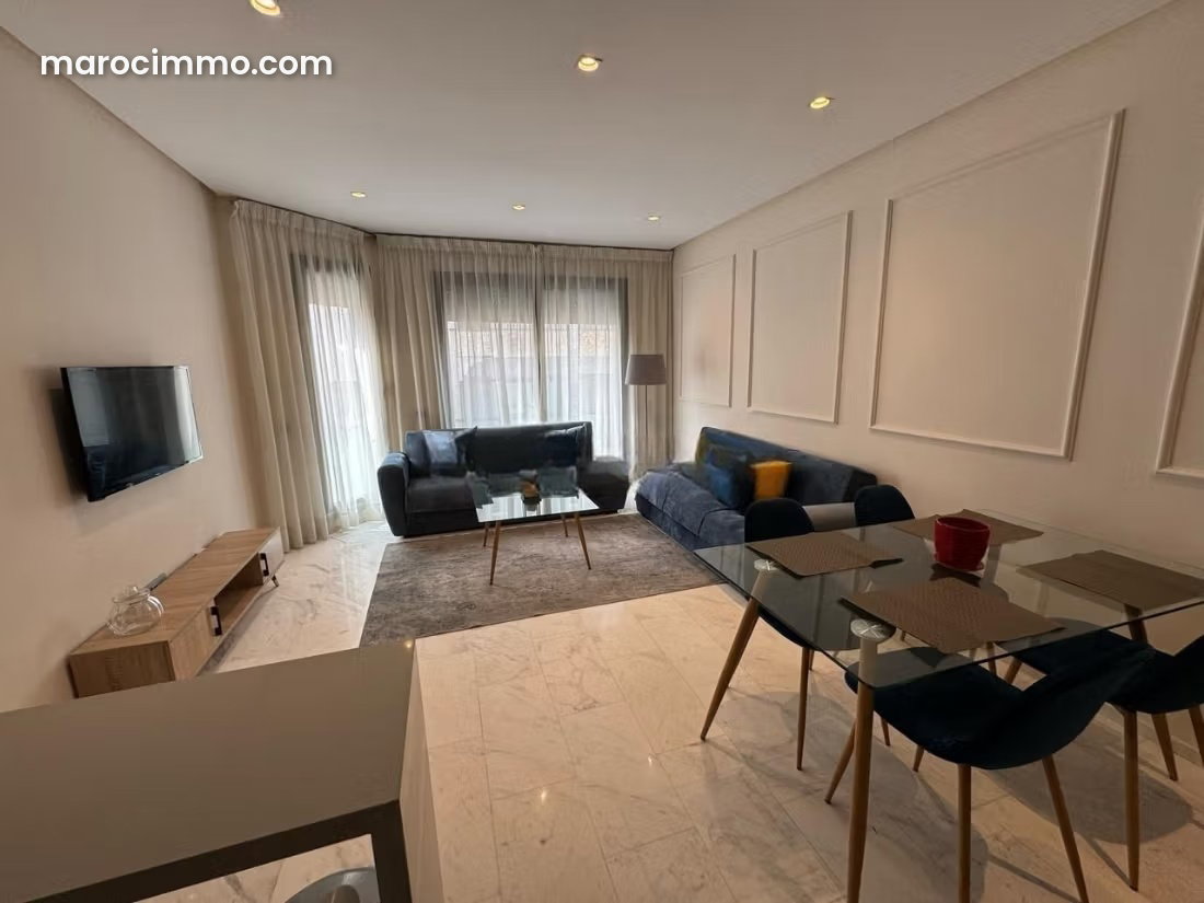 Furnished 50 m² Studio, Maarif, Casablanca, with Garage and Elevator — Casablanca