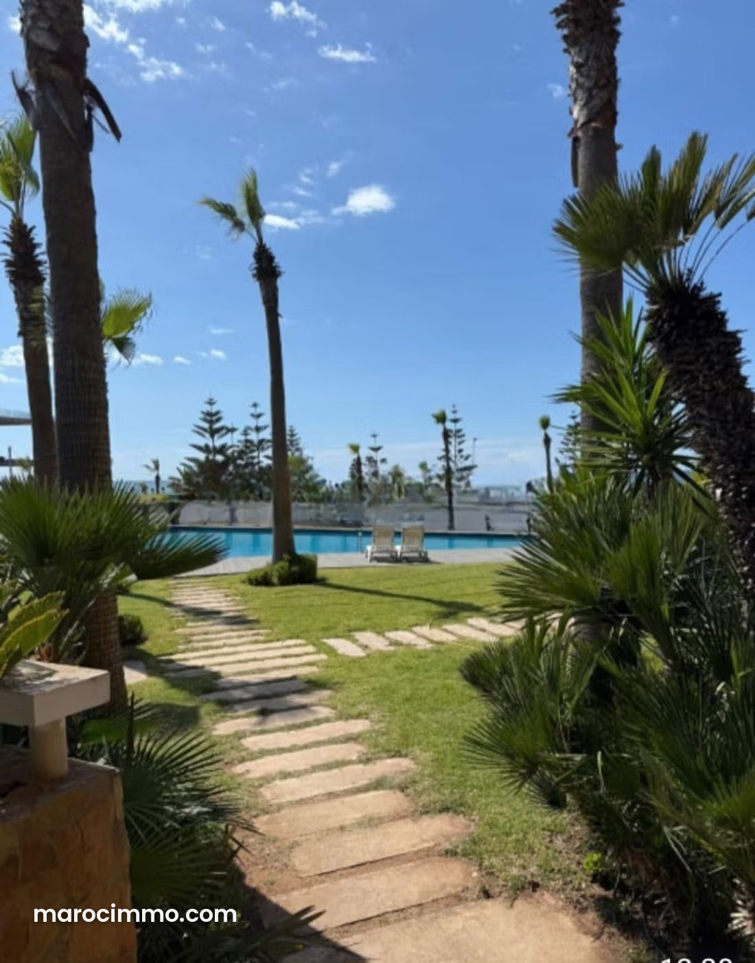 Appartement vue mer à louer à Dar Bouazza, haut standing — Dar Bouazza
