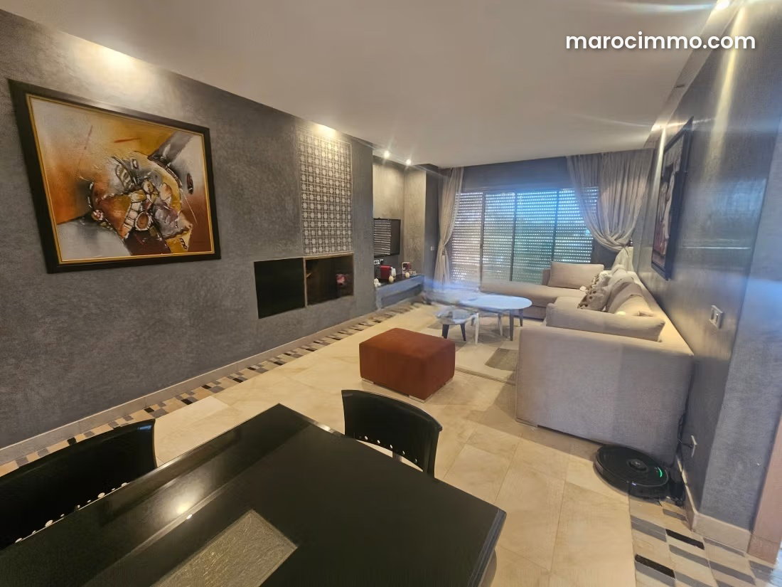 Appartement 120 m² à louer, Agdal Marrakech, résidence avec golf — Marrakech