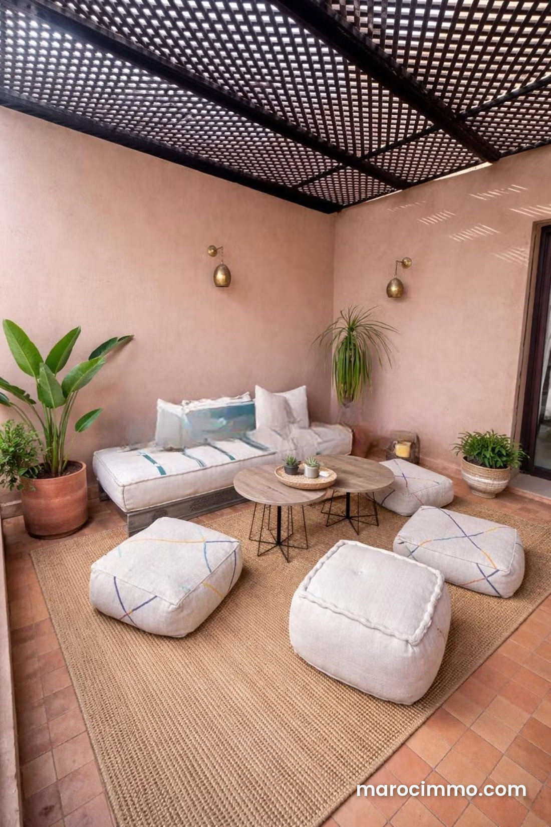 Mountain-View Apartment with Terrace on Route d'Ourika, Marrakech — Marrakesh
