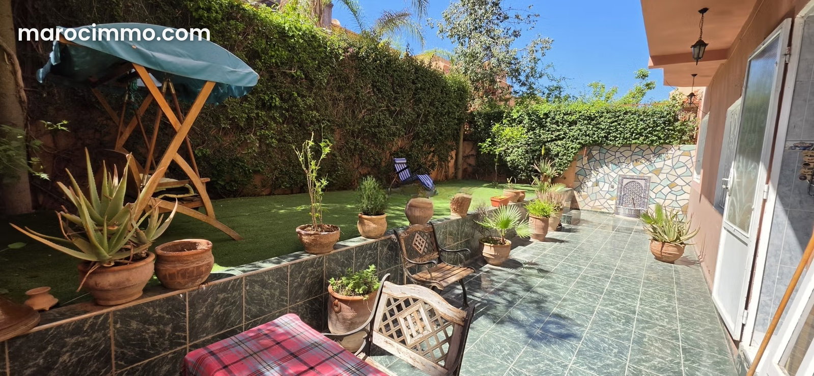 High-End Villa in Hay Targa, Marrakech, with Mountain Views — Marrakesh