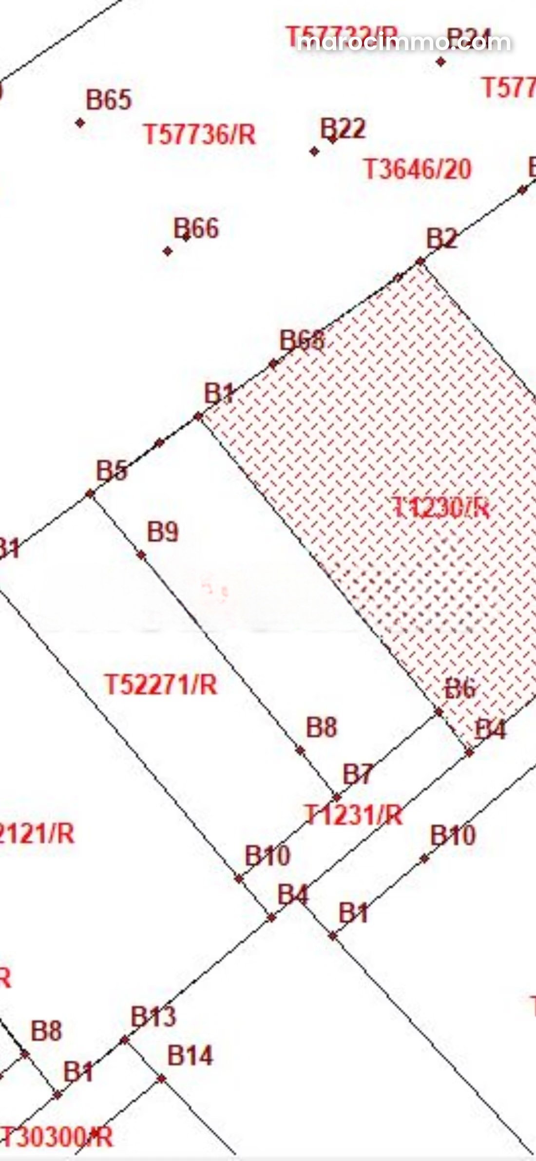 700 m² Plot for Sale, Tabriquet, Salé, Near the Tramway — Salé