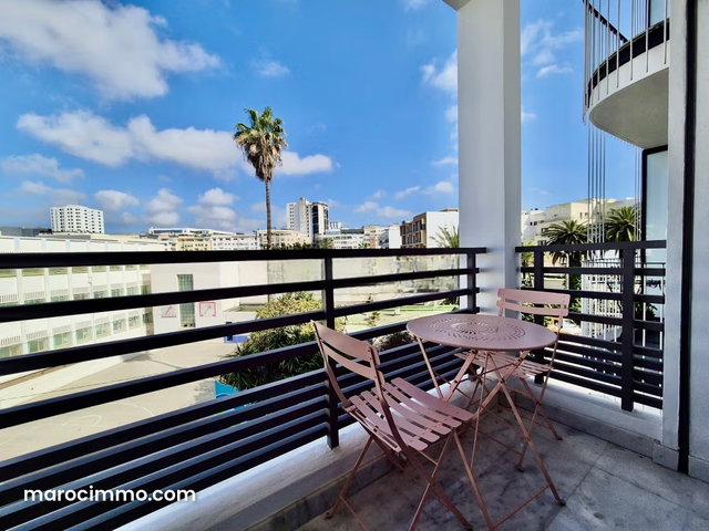 Studio Meublé avec Balcon Palmier — 3