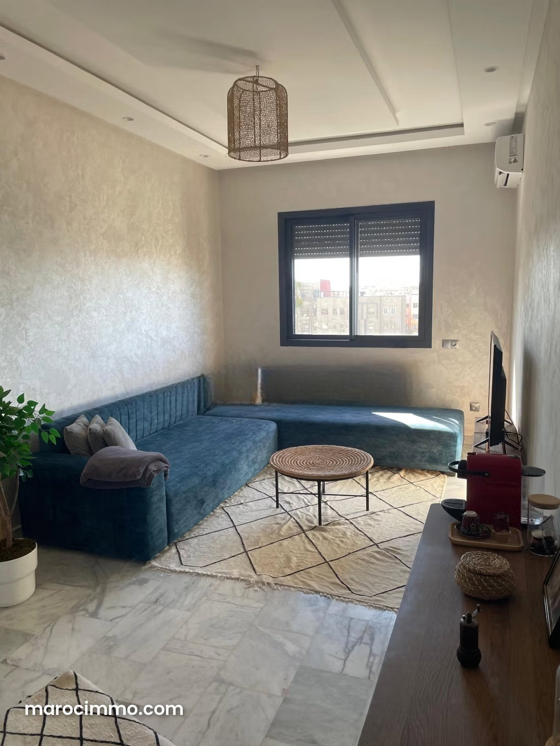 Furnished 3-Room Apartment for Rent in Sidi Maarouf, Casablanca — Casablanca