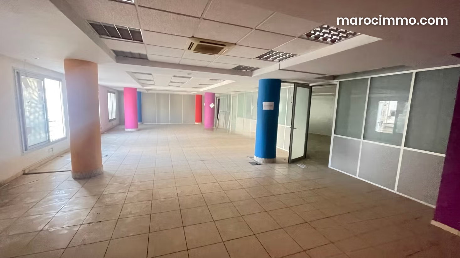 Bureau 230 m² à louer, Médina de Rabat, bien équipé — Rabat