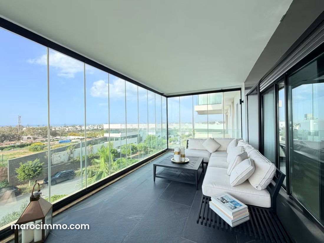 Appartement 189 m² vue mer frontale, Aïn Diab, Casablanca — Casablanca