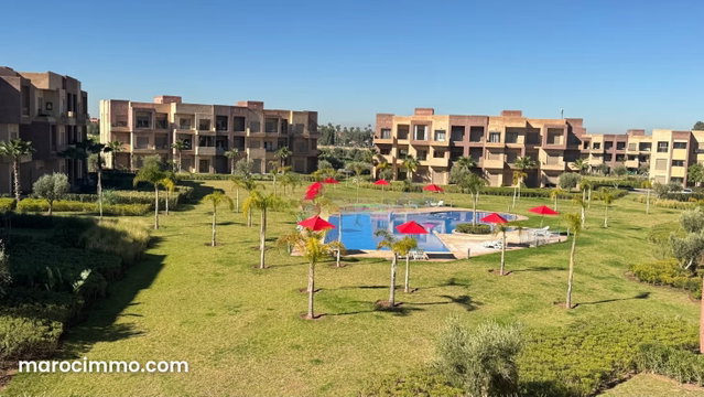 Vente appartement 3 chambres meublé à argan golf piscine collective — 2