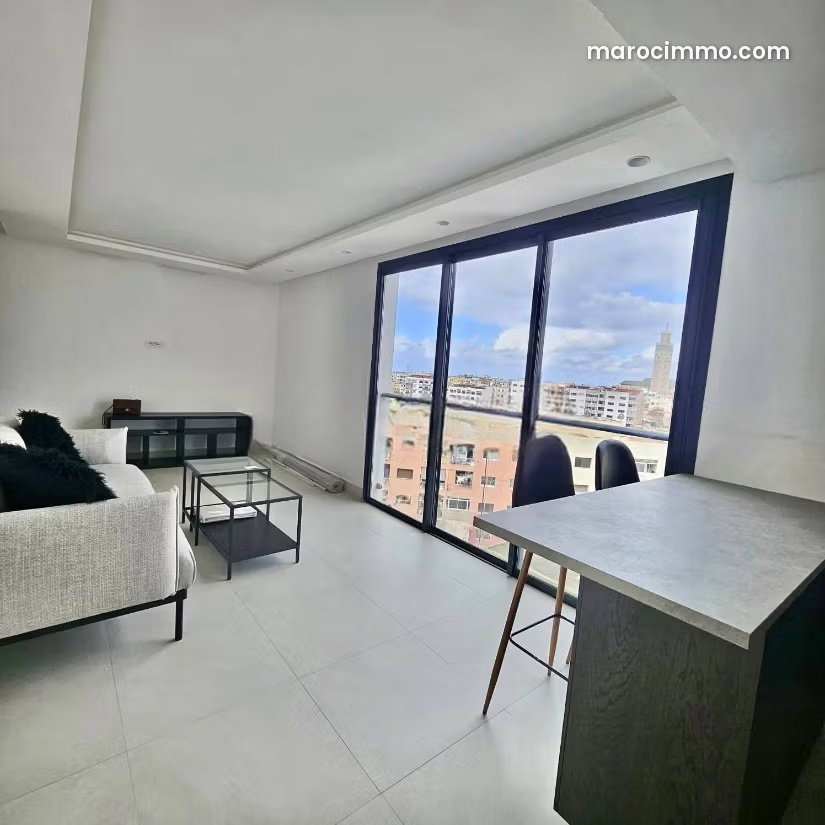Studio meublé 45 m², Anfa Casablanca, résidence standing — Casablanca