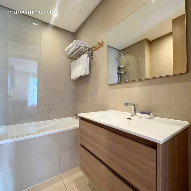 Bel appartement en location à Casablanca Finance City. 2 chambres agréables. Meublé — 3
