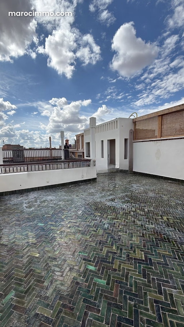 Riad d'exception – 180 m² habitables – Terrasses de 80 m² – Titre foncier clair – Bab Doukkala — 4