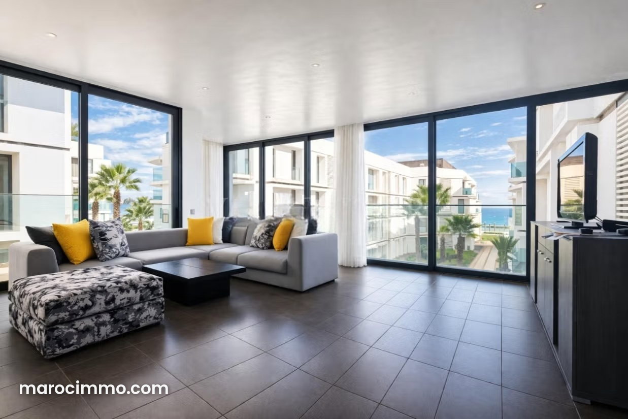 Appartement 138 m² vue mer, Aïn Diab, Casablanca — Casablanca