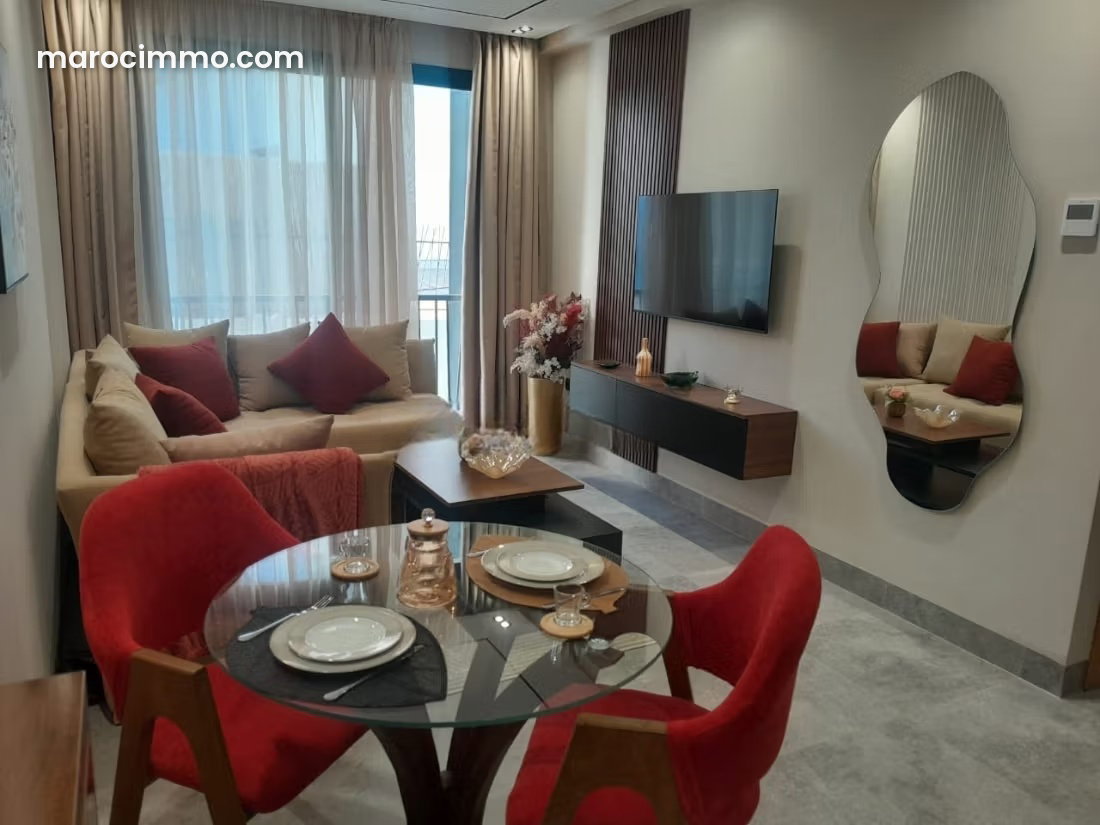 Furnished Apartment with Terrace in Beauséjour, Casablanca — Casablanca