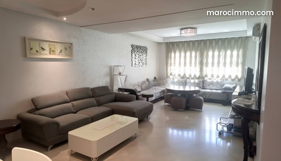Appartement meublé haut standing de 100 m² à louer – Quartier Ghandi, Casablanca