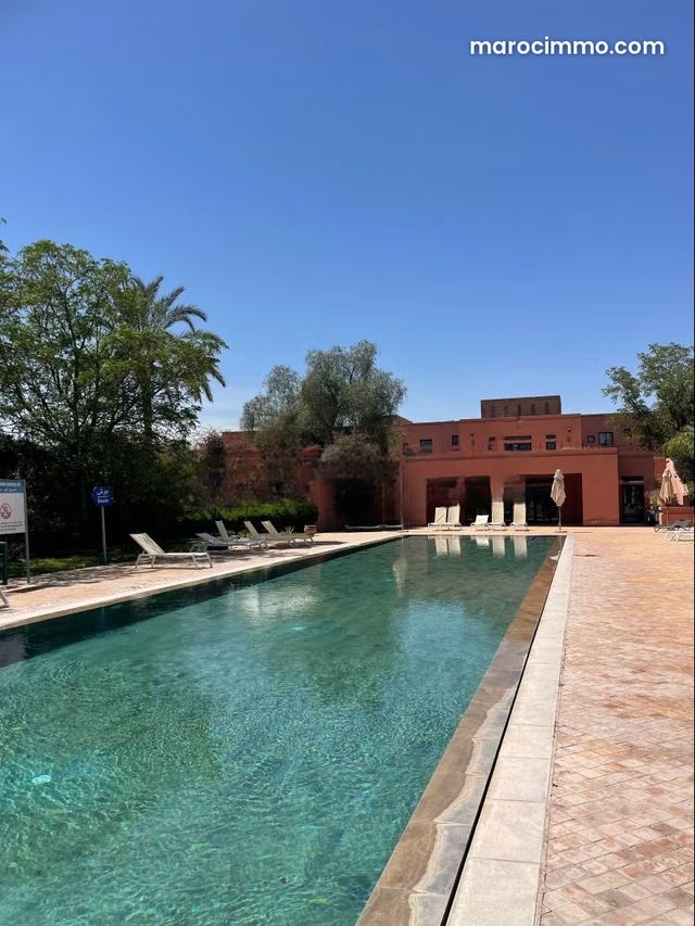 Appartement 3 chambres RDJ résidence Les Golfs — Marrakech