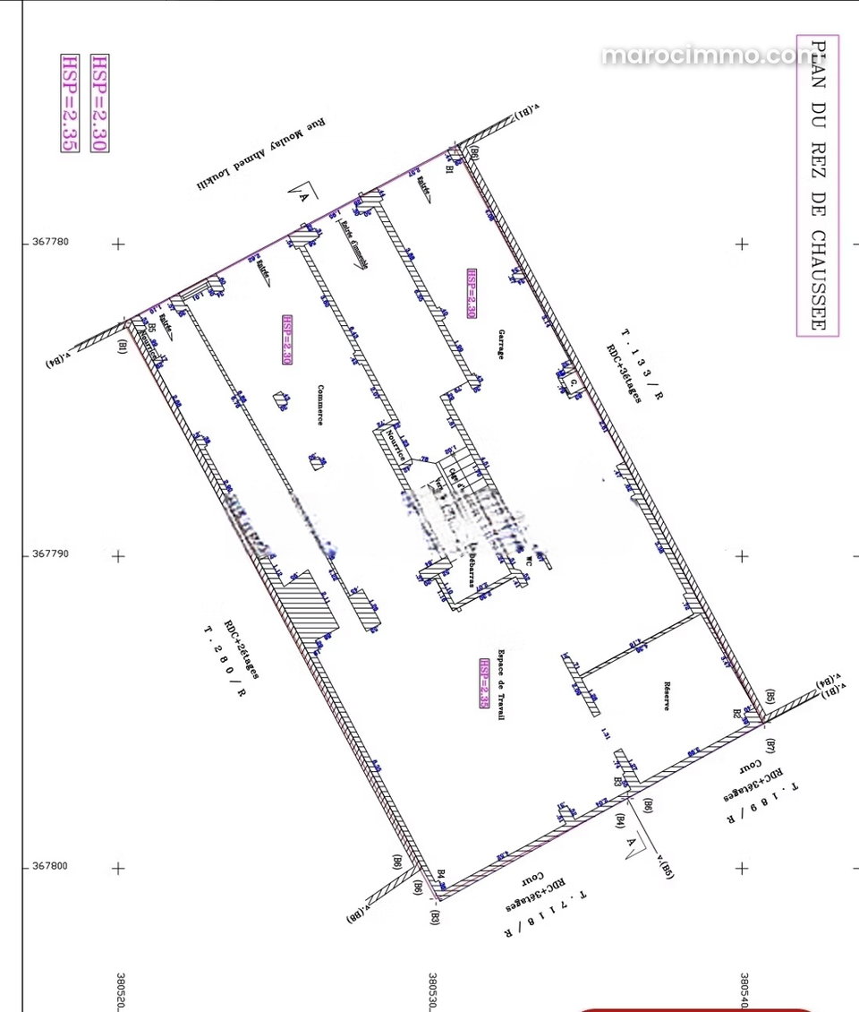 Old Building for Sale on Haut Hassan 252 m² R3