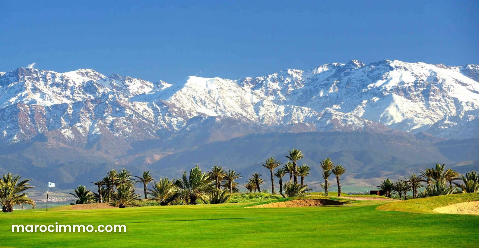 Terrain 3200 m² vue Atlas, Sidi Abdellah Ghiat, Marrakech — Marrakech