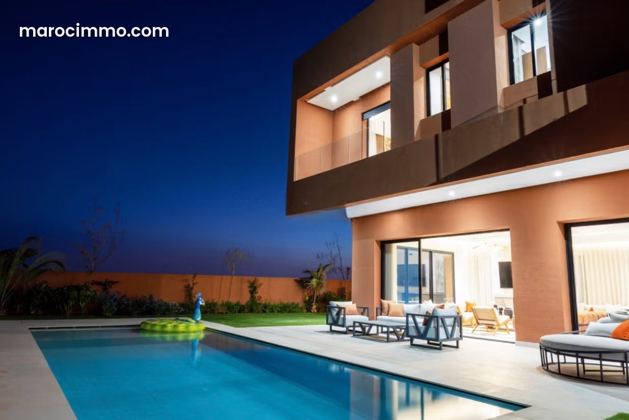 Villa 500 m², 4 chambres, piscine et vue Atlas, Marrakech — Marrakesh