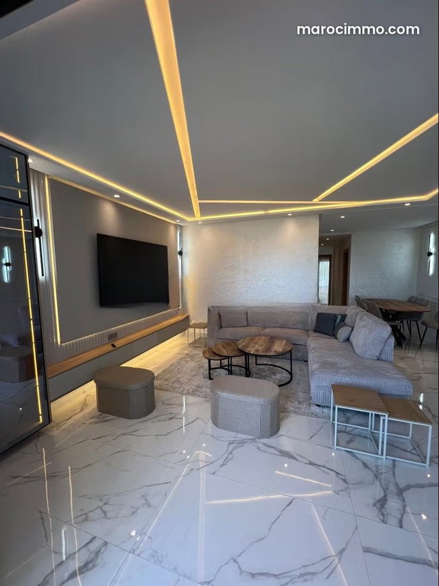 Appartement à louer à Malabata. 3 belles chambres. Bien meublé — 2