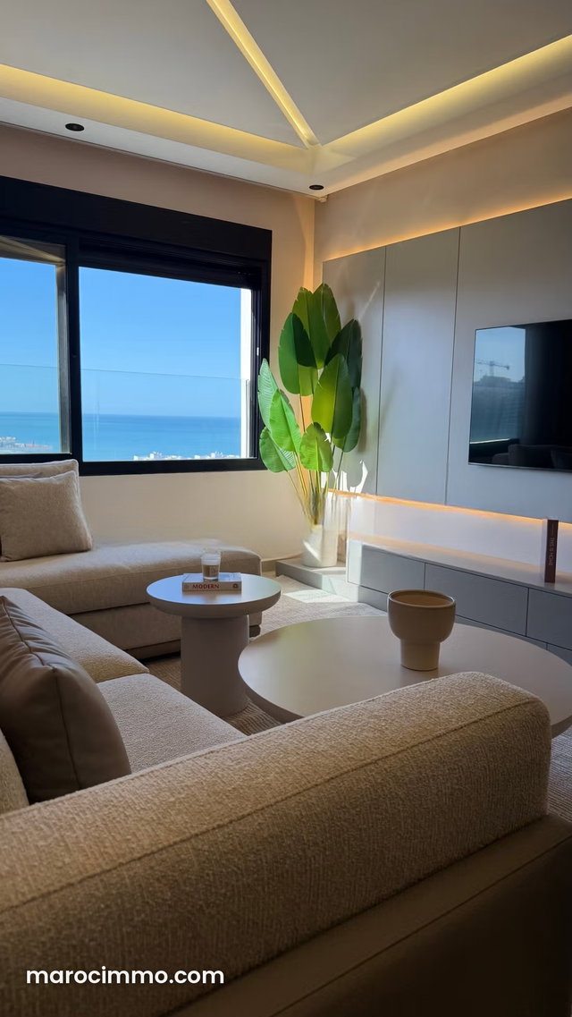 Appartement en location à De La Plage. 2 chambres. Meublé — 2
