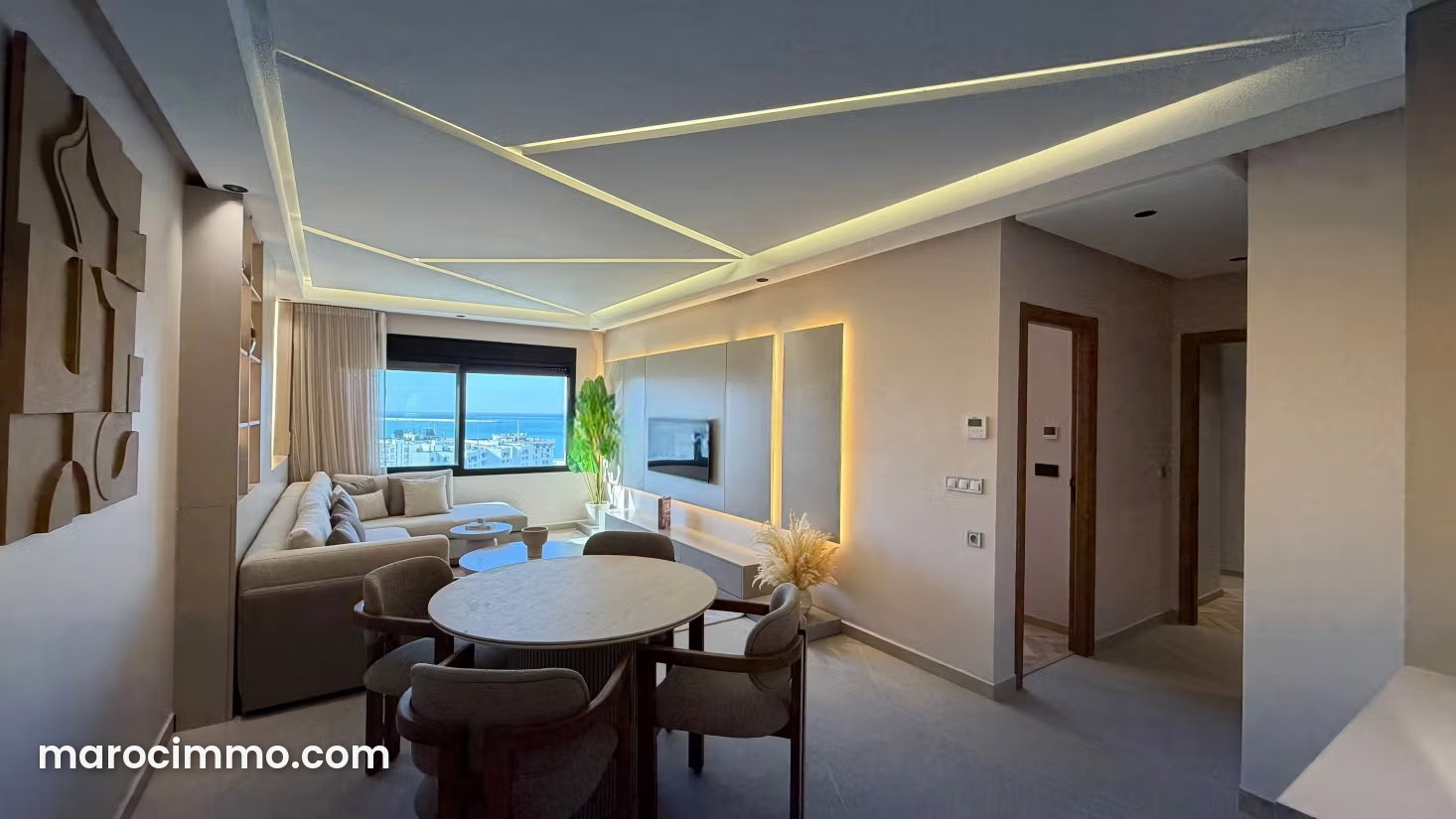 Furnished Sea-View Apartment, De La Plage, Tangier — Tangier