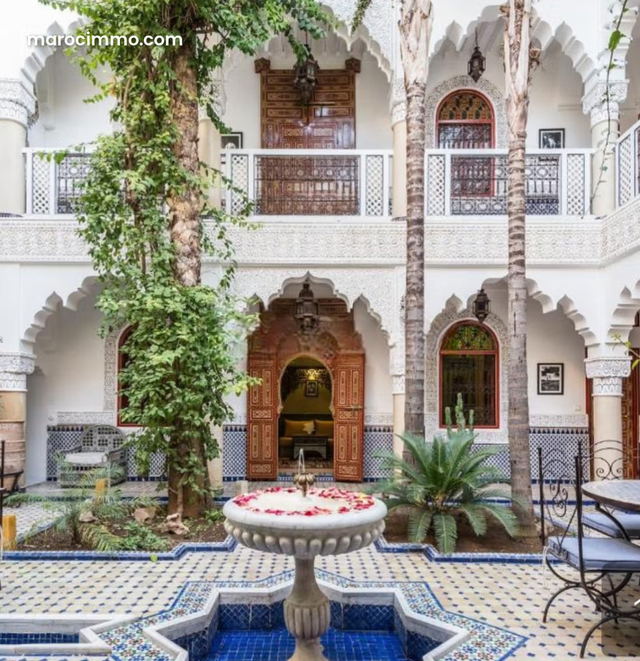 Riad titré autorisé maison d’hôte à Marrakech — Marrakech
