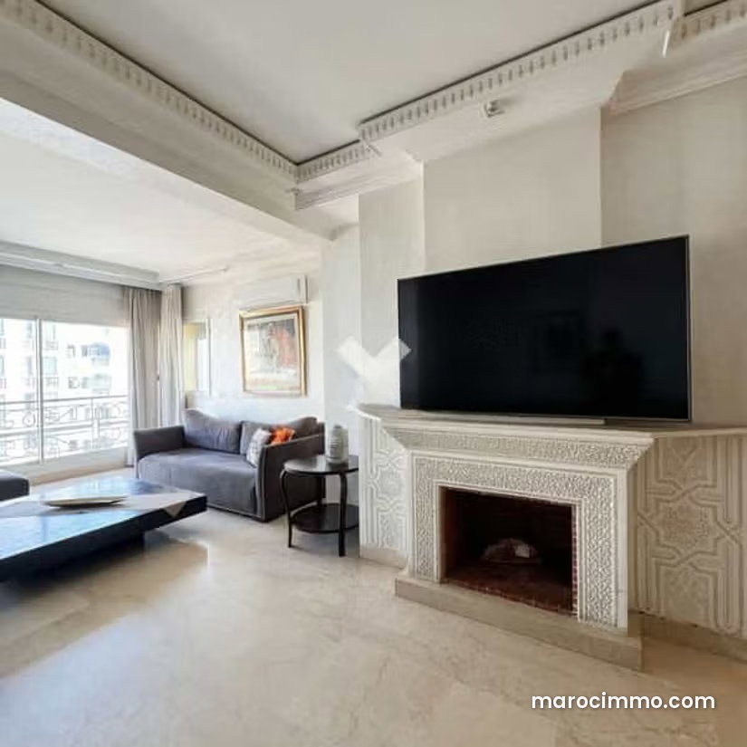 Appartement 155 m², 3 chambres, Triangle d'Or, Casablanca — Casablanca