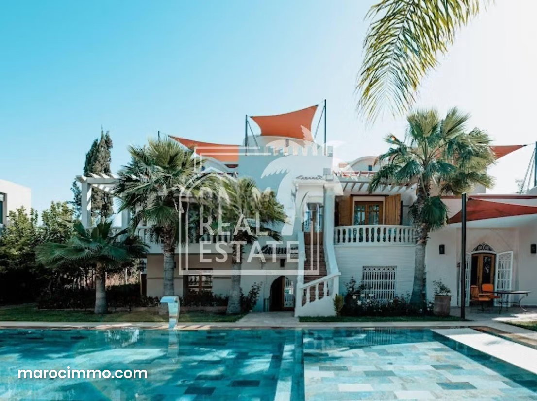 6-Bedroom Villa in Amelkis, Marrakech, with Golf and Lush Gardens — Marrakesh