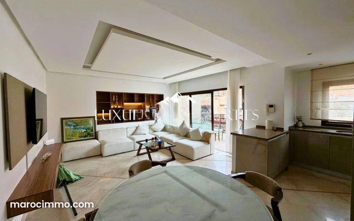 Appartement meublé 2 chambres à Carré Eden, Guéliz