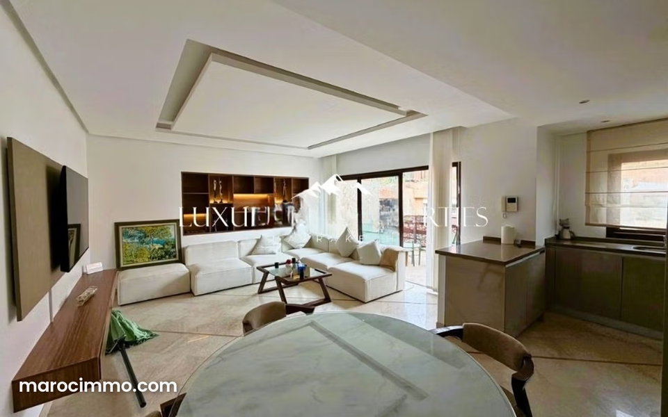 Appartement meublé 2 chambres à Carré Eden, Guéliz