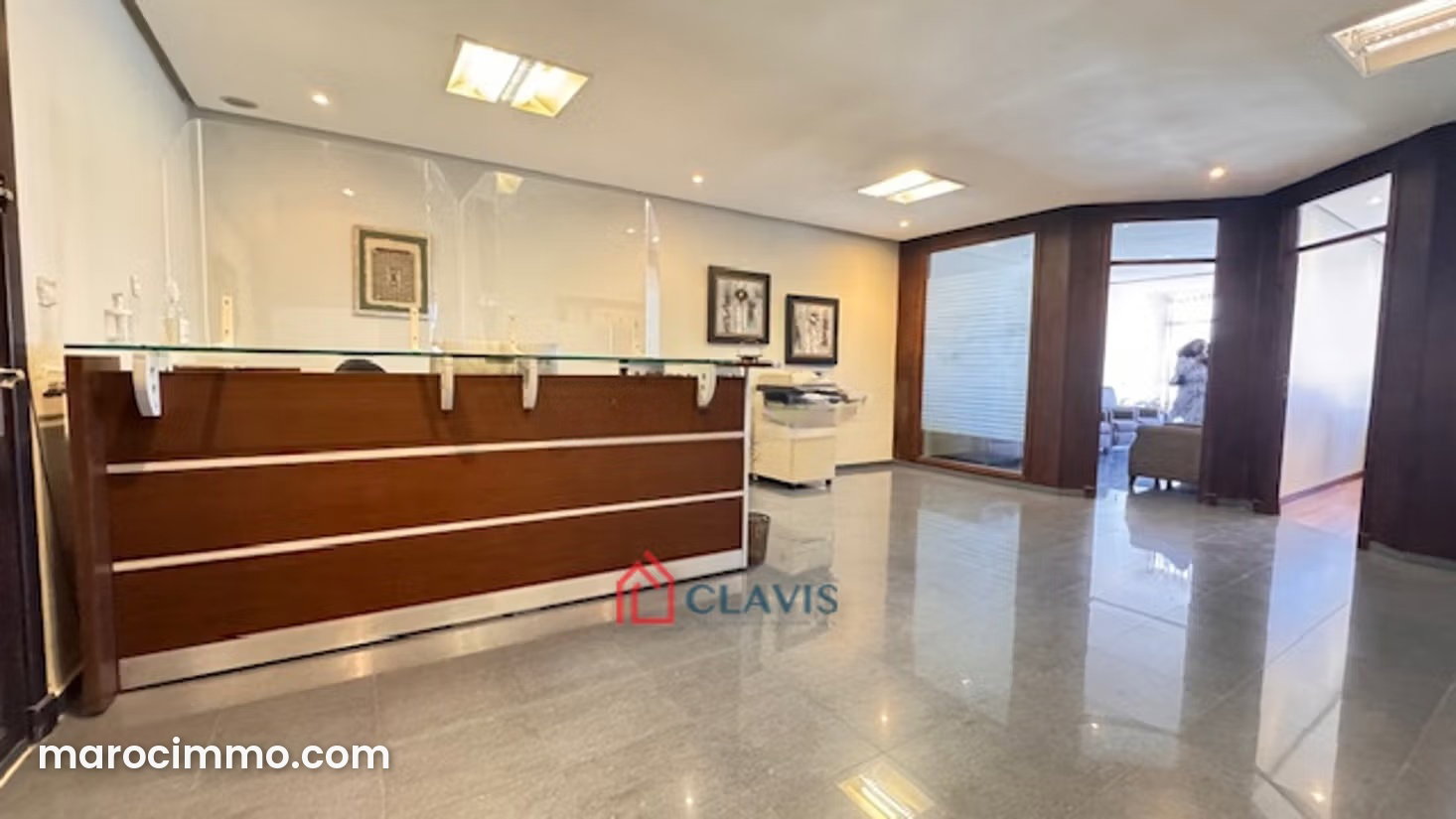 Bureau 139 m² à vendre, Gauthier, Casablanca, immeuble sécurisé — Casablanca