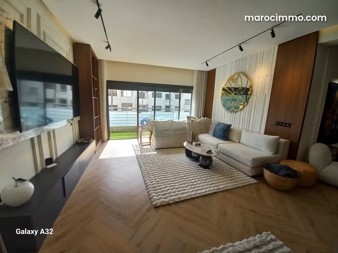 160 sqm Furnished Apartment with Terrace, Ain Diab, Casablanca — Casablanca