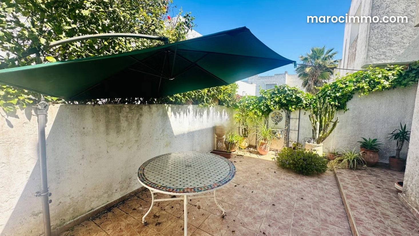 Furnished villa with swimming pool, Plage rose marae, Skhirat — Skhirat