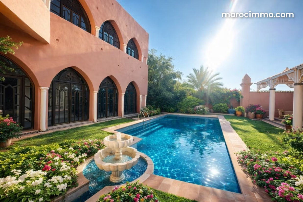 400 m² Villa to Renovate, Amelkis, Marrakech, 900 m² Plot — Marrakesh