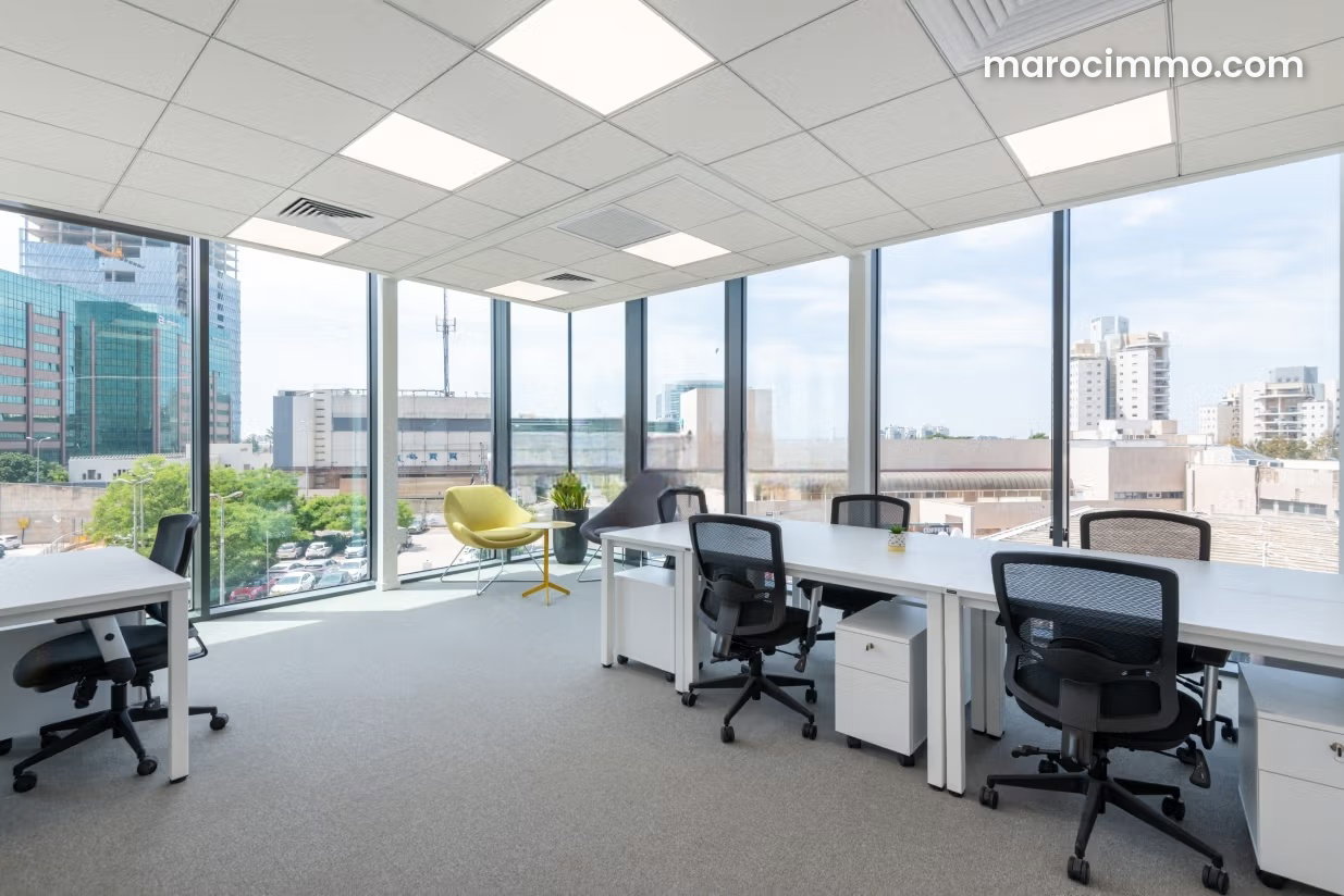 Office for Rent in Casablanca’s Golden Triangle – Short-Term Lease, Air-Conditioned, Secure — Casablanca